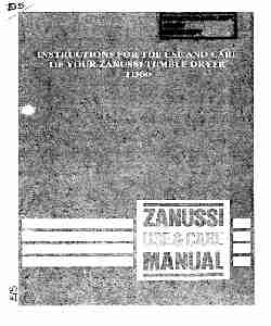 Zanussi Clothes Dryer TD60-page_pdf